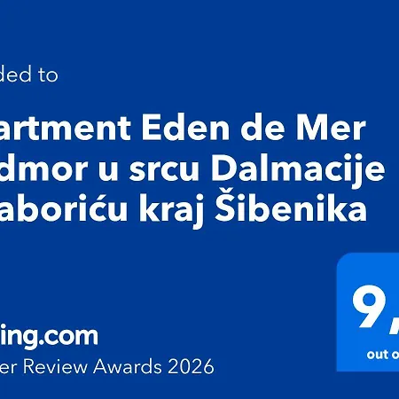 Eden De - Odmor U Srcu Dalmacije U Zaboricu Kraj Sibenika Apartman *
